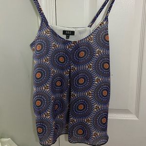 Allen Schwartz deep blue tank top